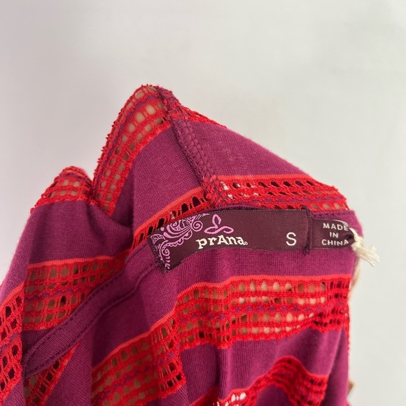 NWT Prana Alexia Beach Swim Coverup Tunic in Deep Pomegranate Size Small - Picture 9 of 12